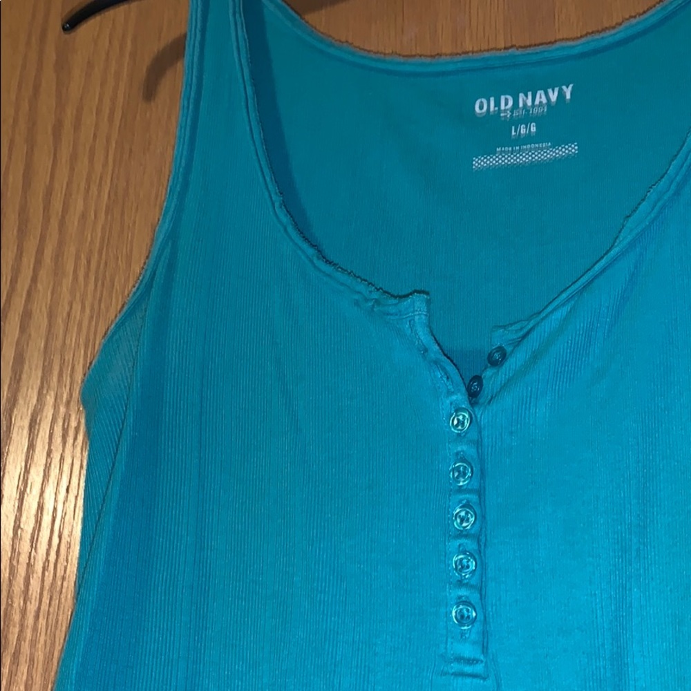 Button Front Tank - Picture 3 of 3